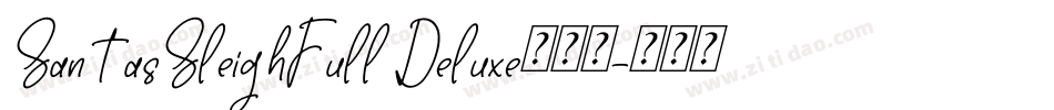 SantasSleighFull Deluxe手机版字体转换